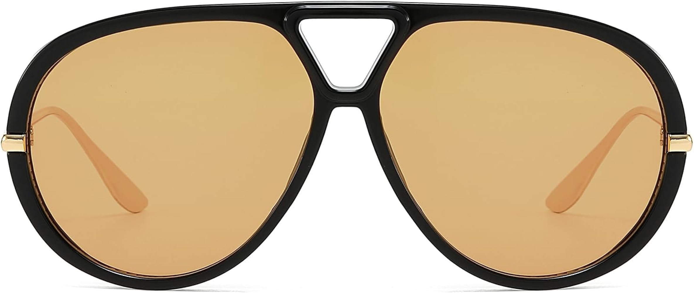 OSAGAMA Trendy Oversized Aviator Sunglasses for Women Men Luxury Vintage Shades Retro Metal Sungl... | Amazon (US)