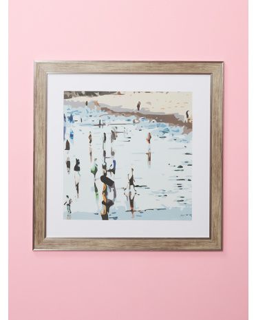 31x31 Beach Print Art Under Glass | HomeGoods