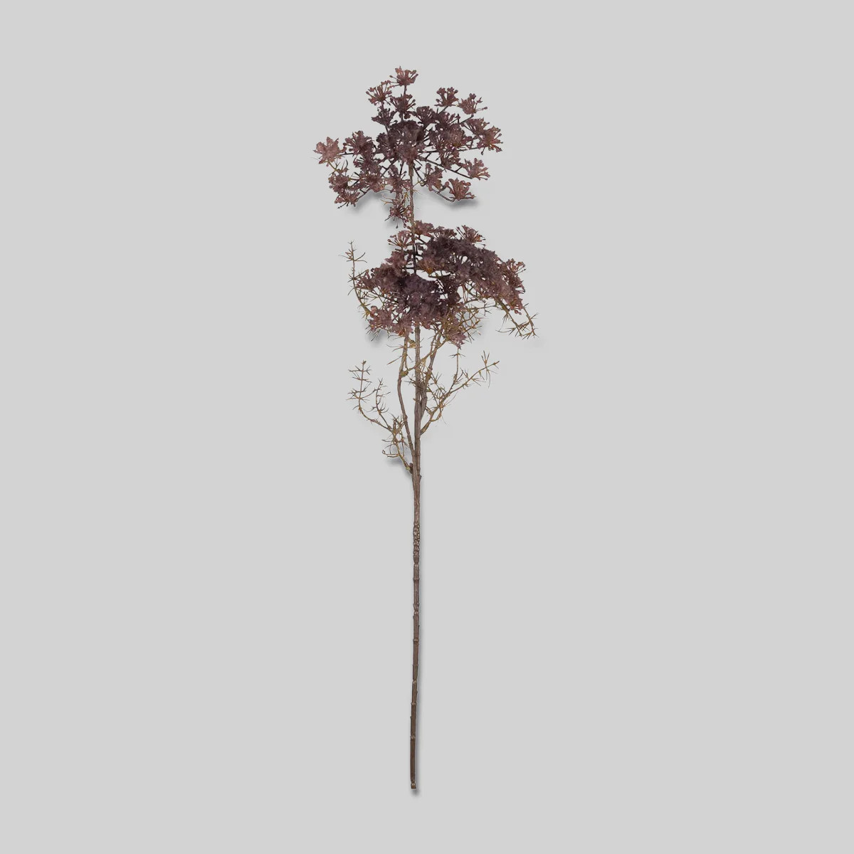 Faux Queen Anne’s Lace Stem | Artificial Purple Wildflower | Bloomist, Inc