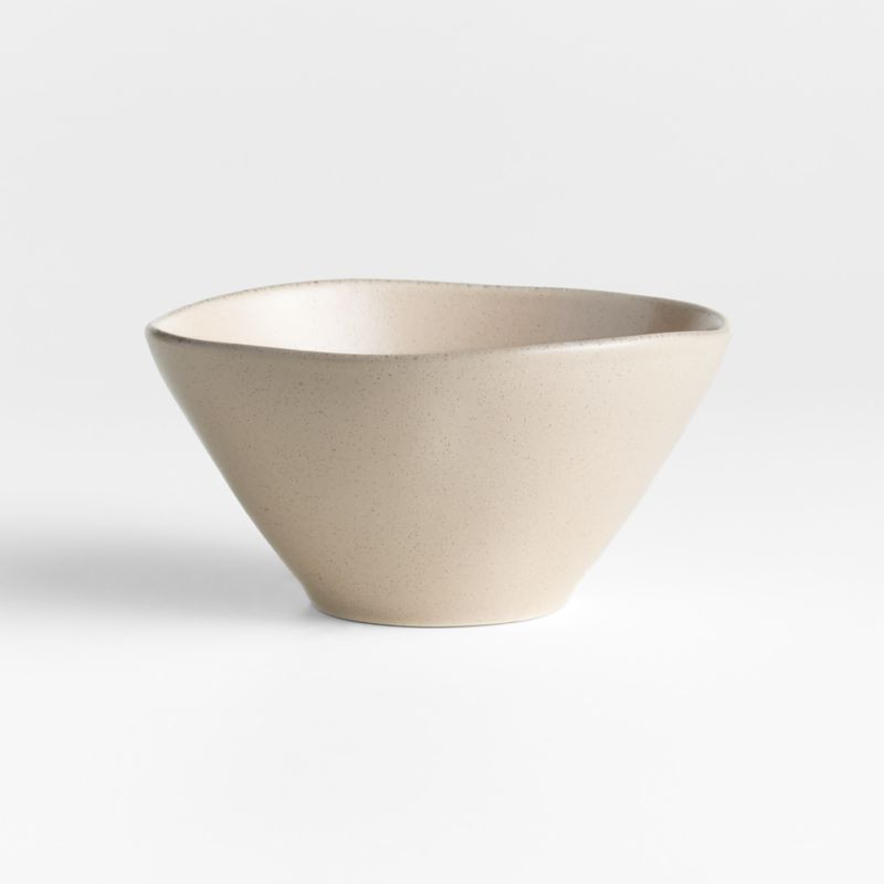 Marin Sand Stoneware Cereal Bowl + Reviews | Crate & Barrel | Crate & Barrel