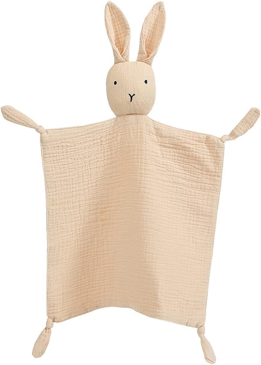 ZIGJOY Baby Security Blanket Muslin Baby Lovey for Boy Girl Unisex Organic Cotton Soft Lovie Baby... | Amazon (US)