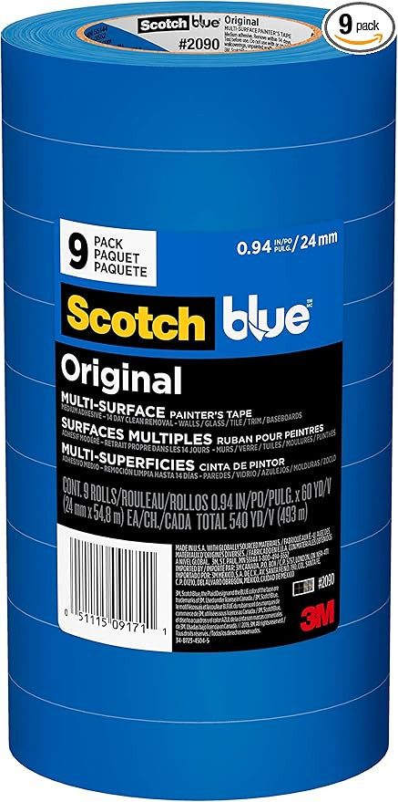 Scotch Painter's Tape Original Multi-Surface Painter's Tape, .94 inches x 60 yards (540 yards tot... | Amazon (US)