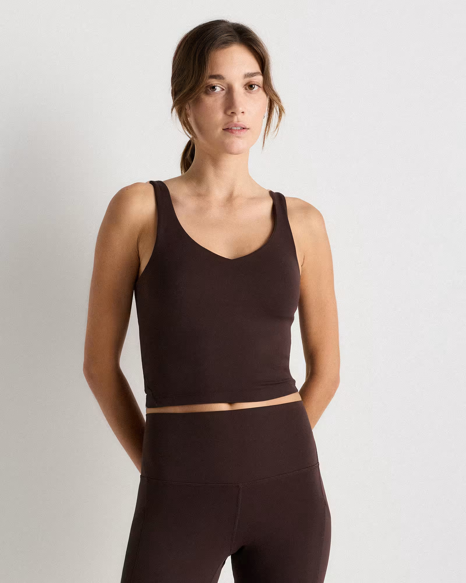 Ultra-Form V-Neck Cropped Tank | Quince