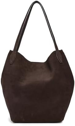 Madewell Women's The Shopper Tote in Soft Grain Suede | Amazon (US)