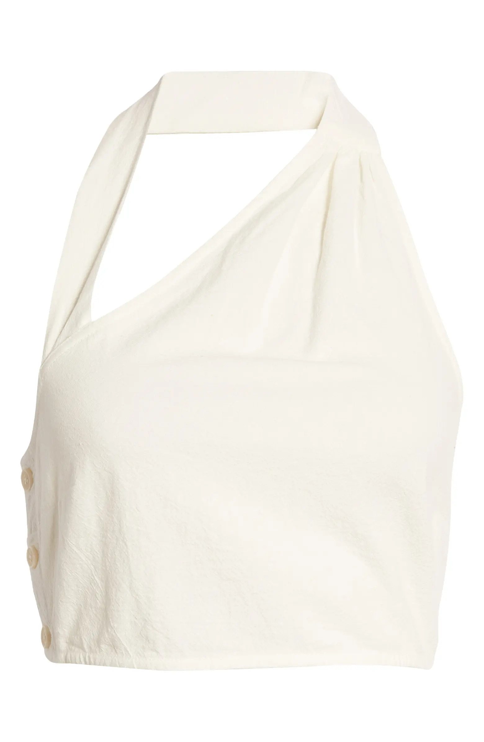 Suzanne Cotton & Linen Crop Top | Nordstrom