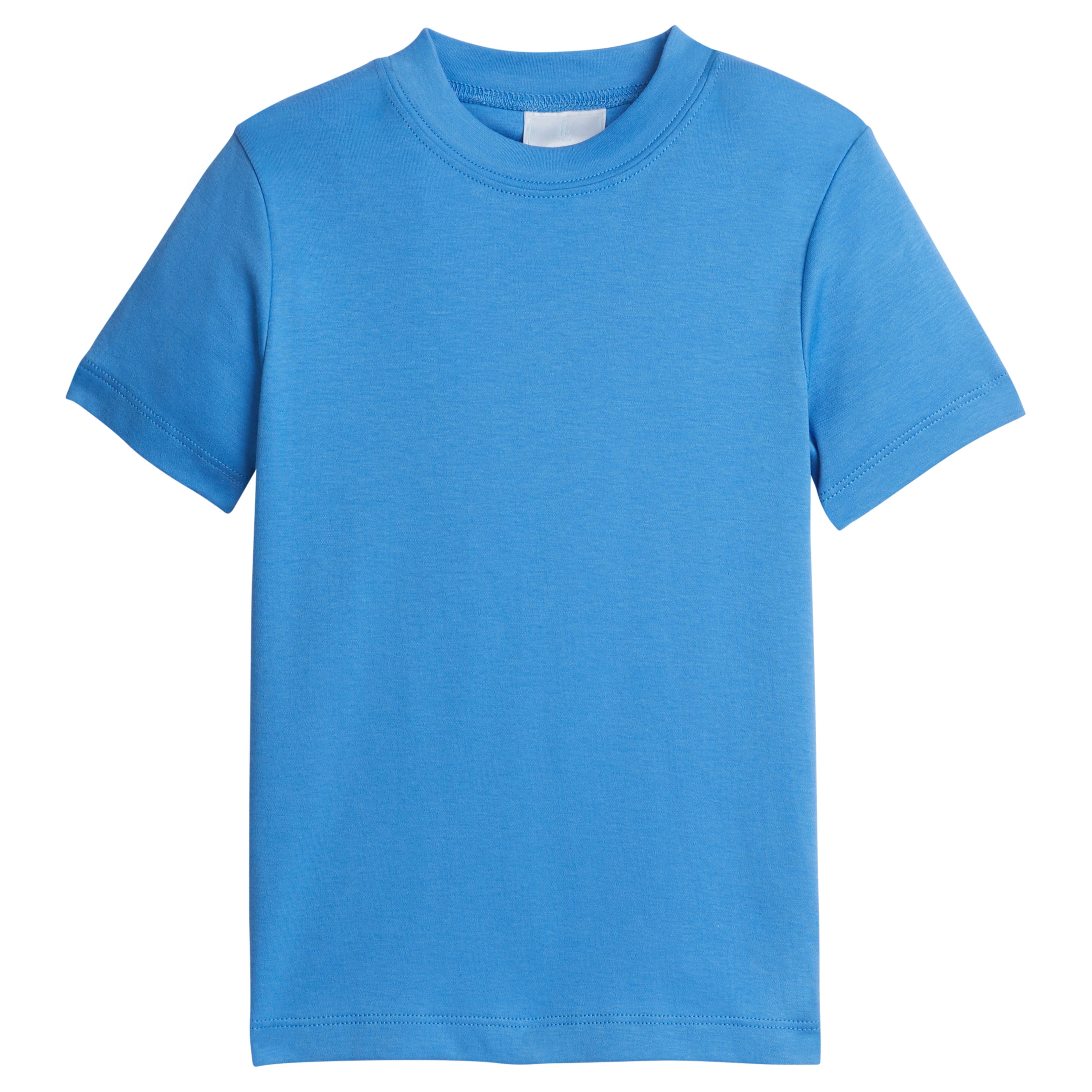 Toddler's Classic Blue Tee - Little Boy's T Shirt | Little English