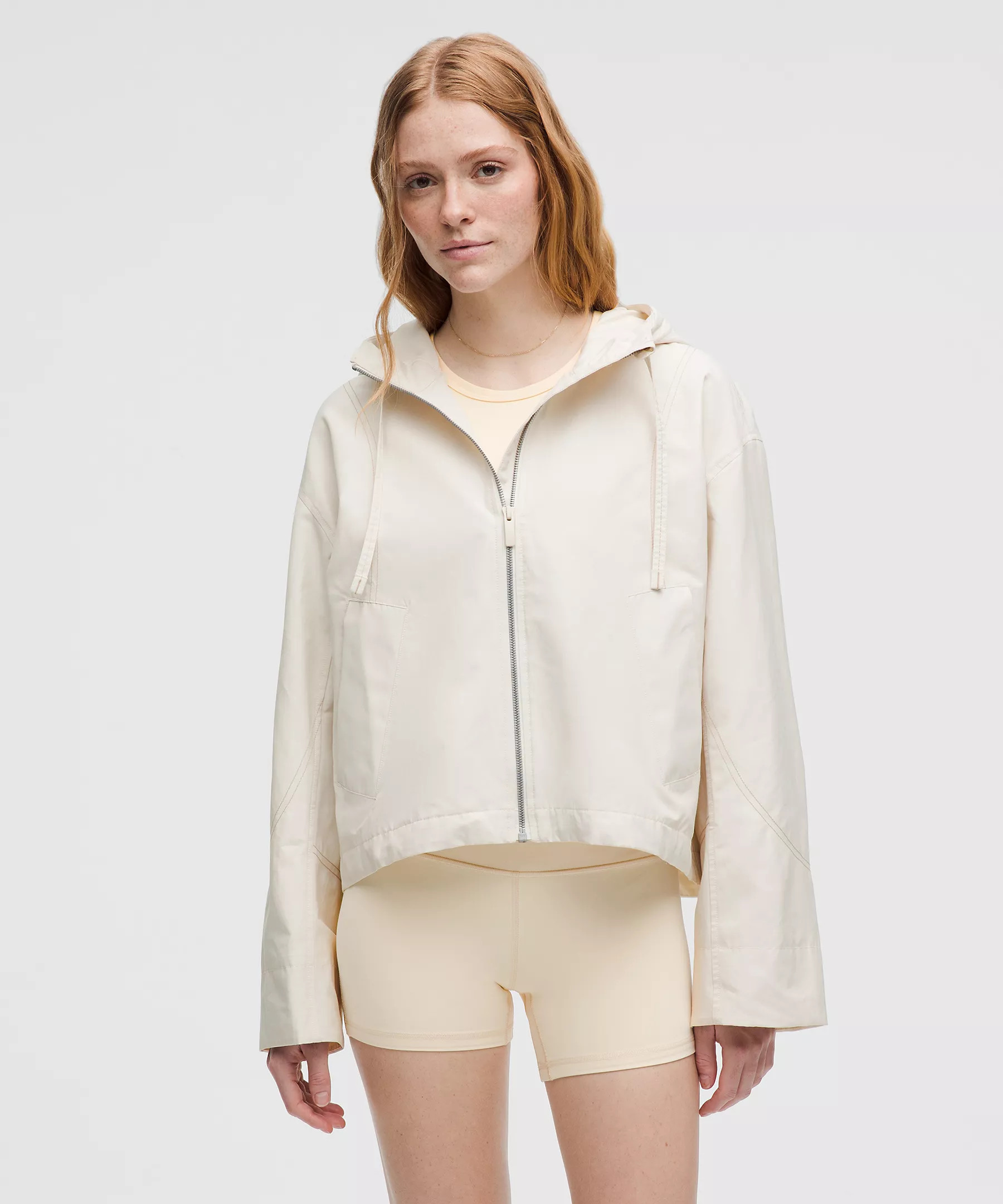 Water-Resistant Cropped Hooded Jacket | Lululemon (US)