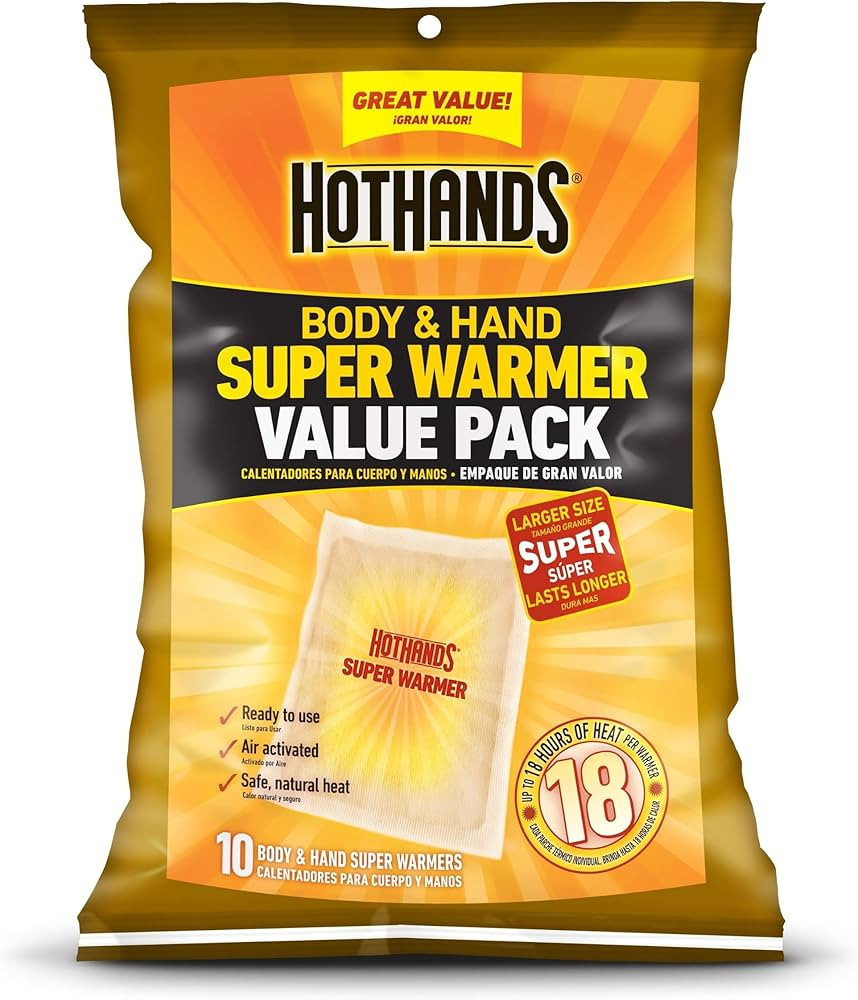 HotHands Body & Hand Super Warmers - Long Lasting Natural Odorless Air Activated Warmers - Up to ... | Amazon (US)