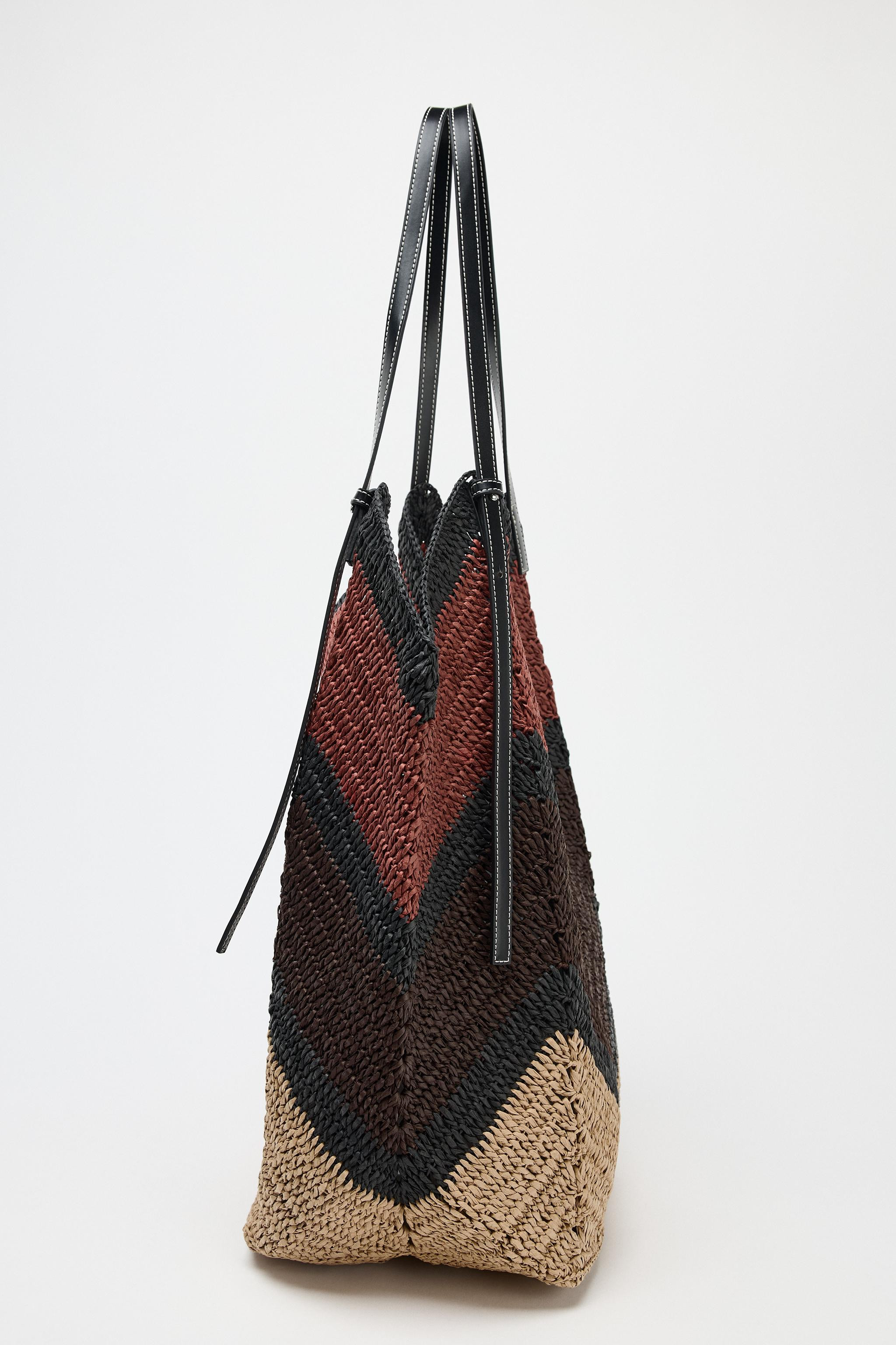 BRAIDED TOP MAXI SHOPPER | Zara UK