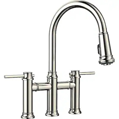 Blanco Empressa 1.5 GPM Pull-Down Bridge Faucet | Bed Bath & Beyond