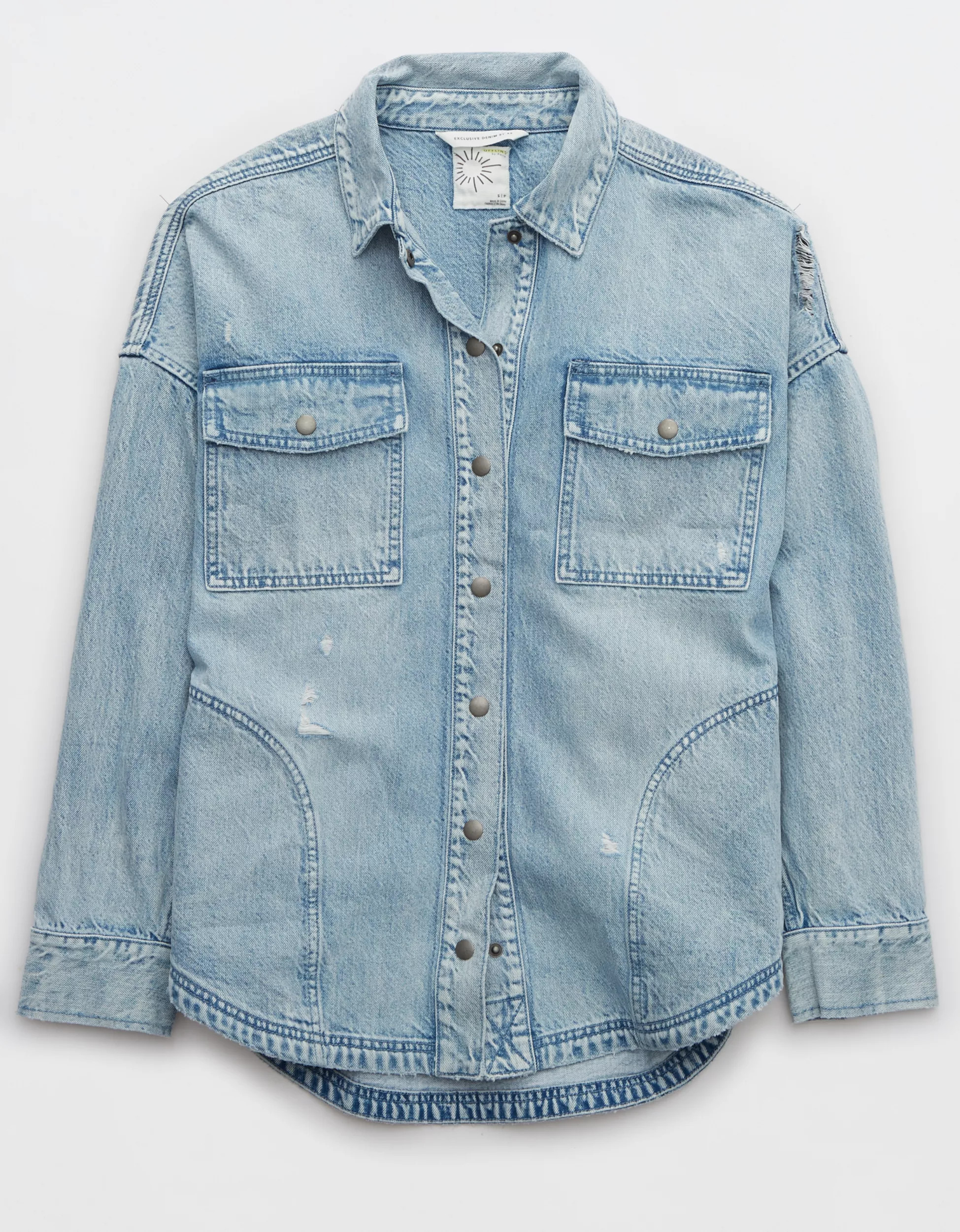OFFLINE By Aerie Denim Shacket | American Eagle Outfitters (US & CA)