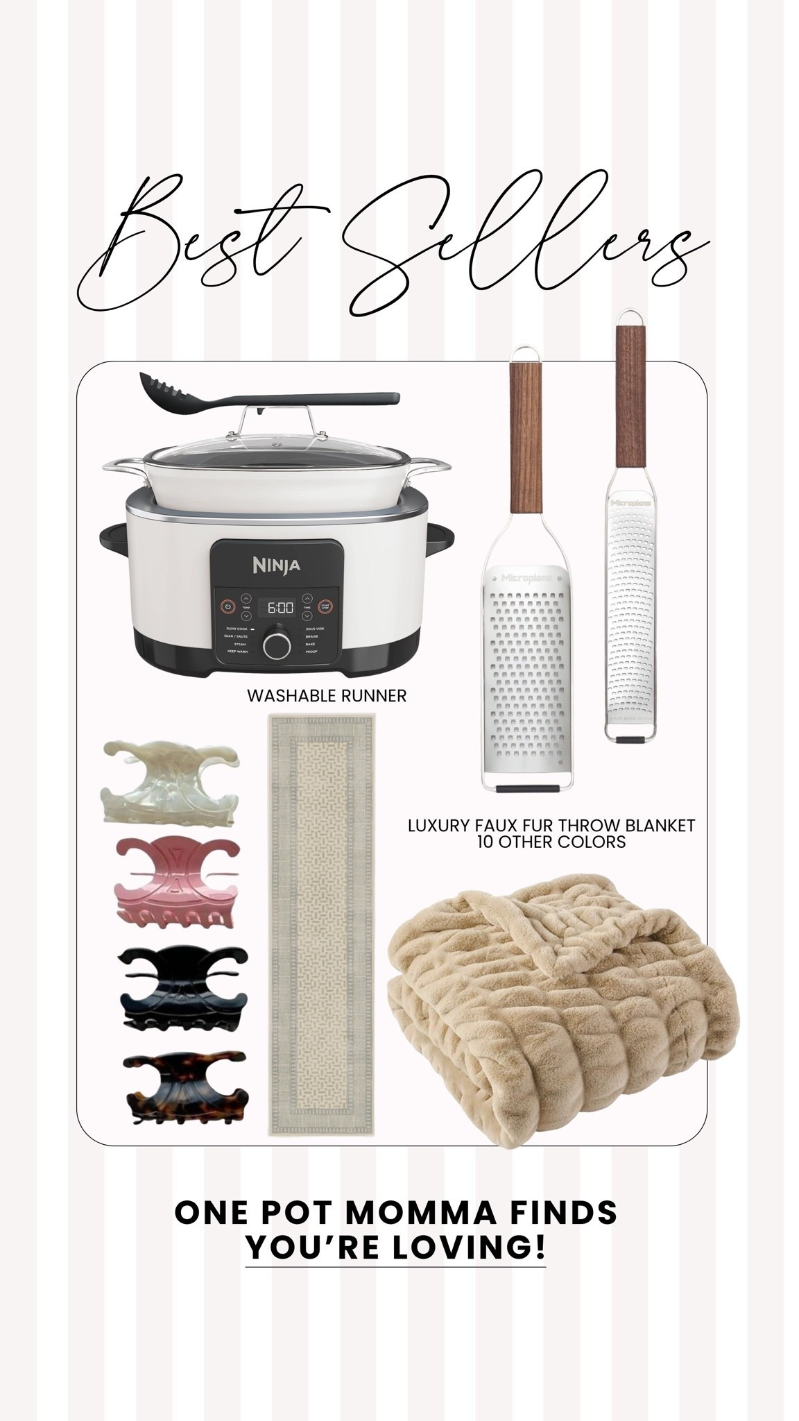 All the things you’ve been loving!!

#home #kitchen #amazonfinds #throwblanket #kitchen #hairclips #amazonhome

#LTKHome #LTKSeasonal