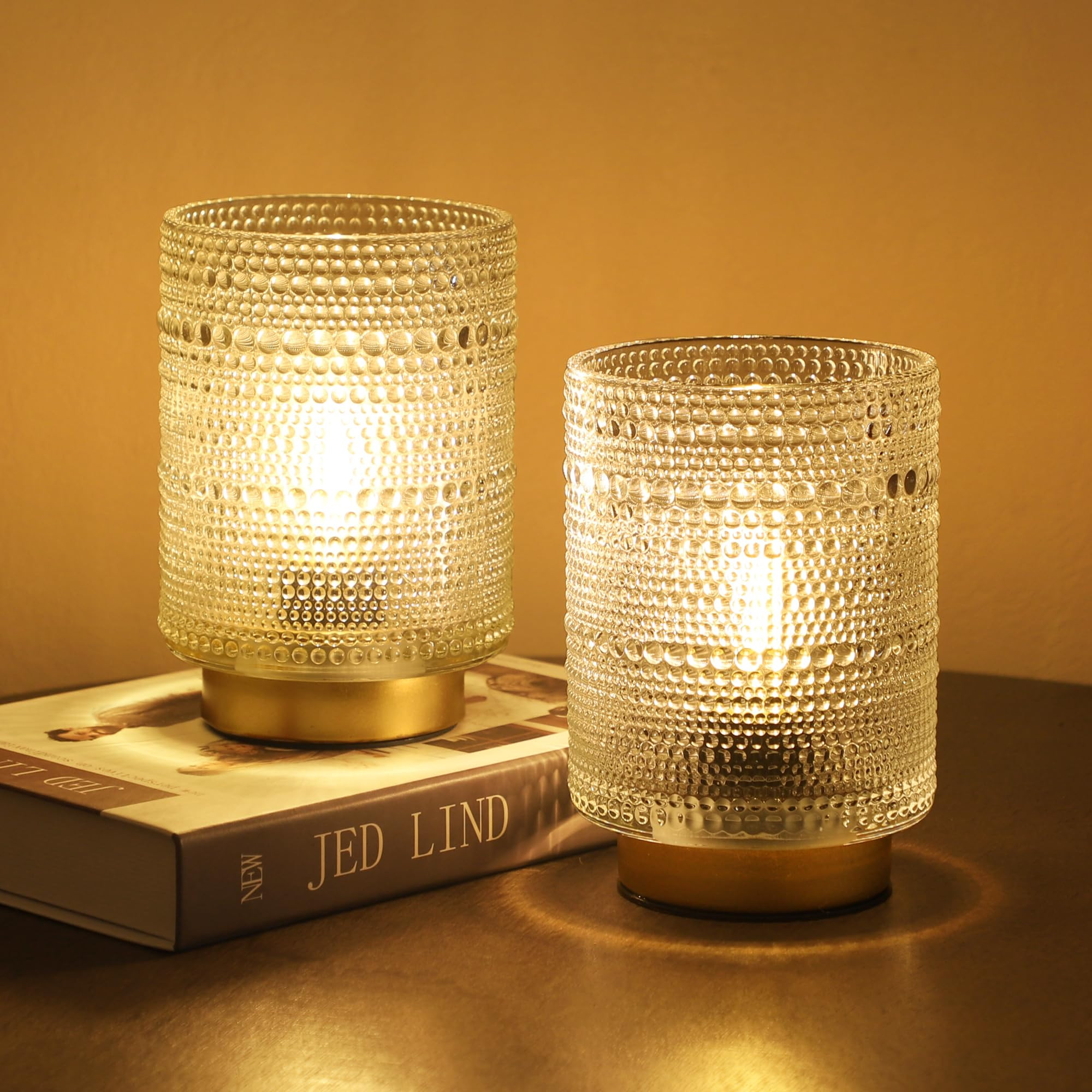 2 Pack Battery Operated Lamp with Timer,2025 Home Finds Cordless Table Lamps for Home Decor, Port... | Amazon (US)