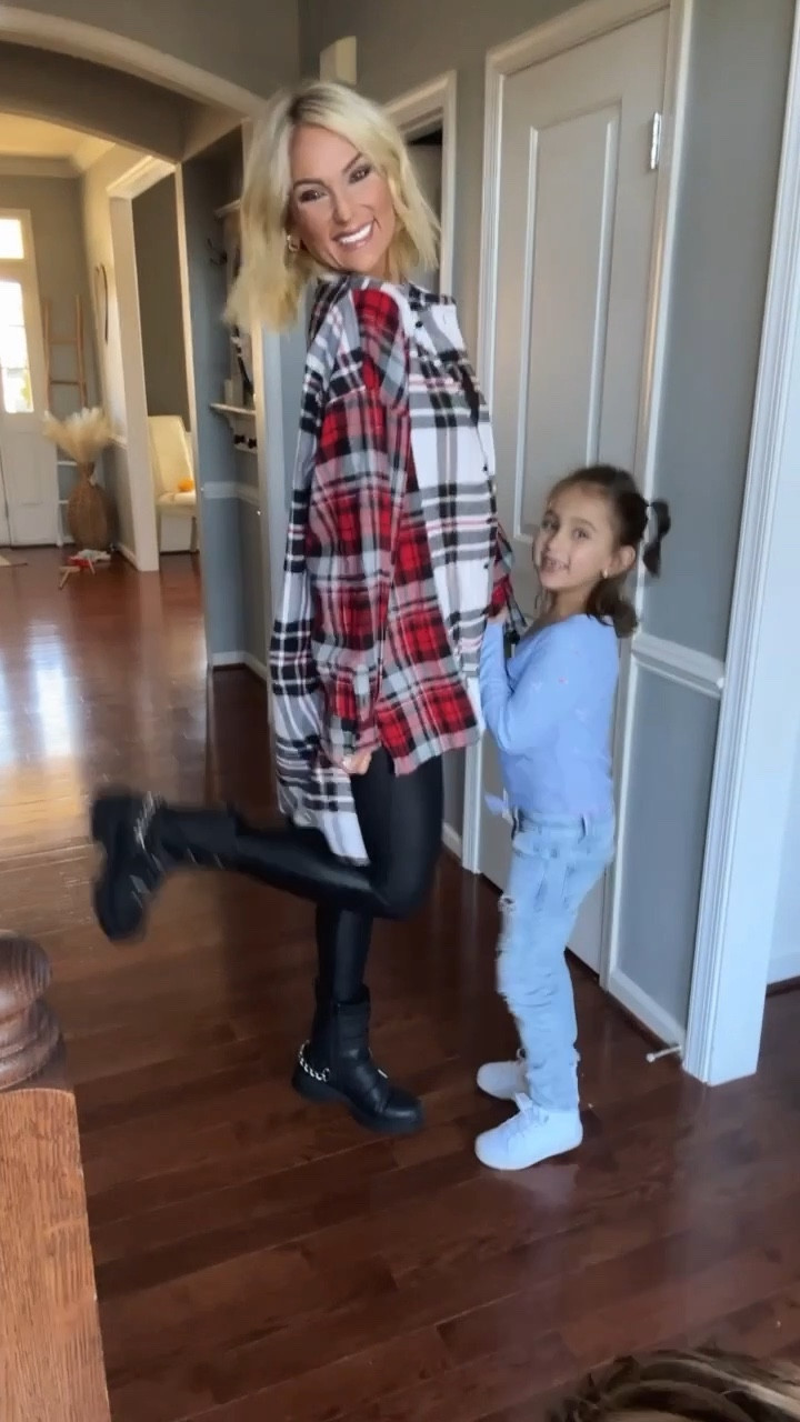 Love my #revolve #plaid button-down and #rocketdog #motoboots #amazon leggings #amazoninfluencer 

#LTKitbag #LTKbeauty #LTKstyletip