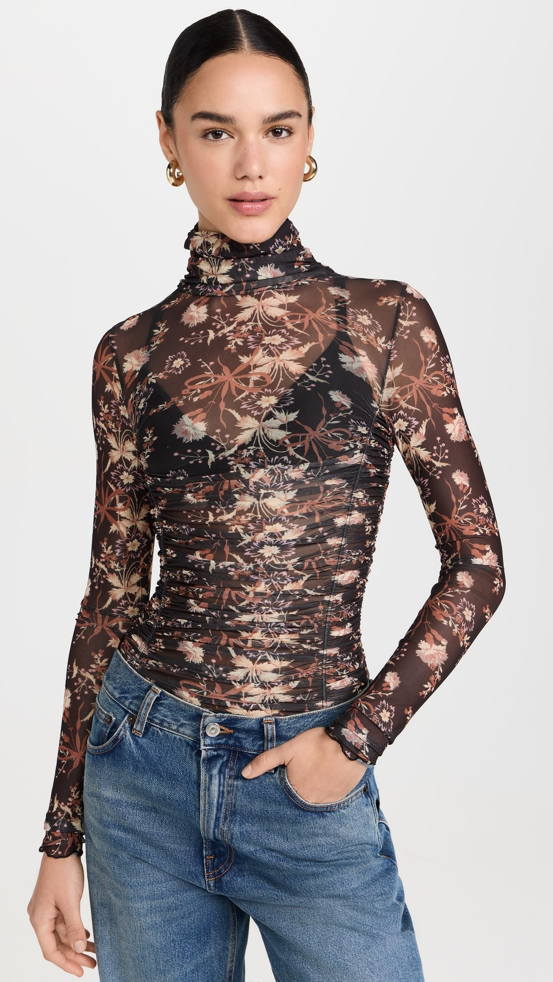 Under It All Printed Thong Bodysuit | Shopbop