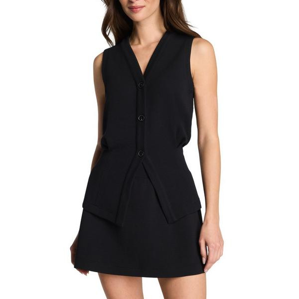 Women's Spanx AirEssentials French Rib V-Neck Tank Top Small Very Black | Scheels Sports