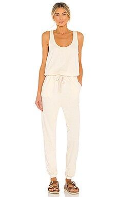 vitamin A Avalon Jumpsuit in Cream from Revolve.com | Revolve Clothing (Global)