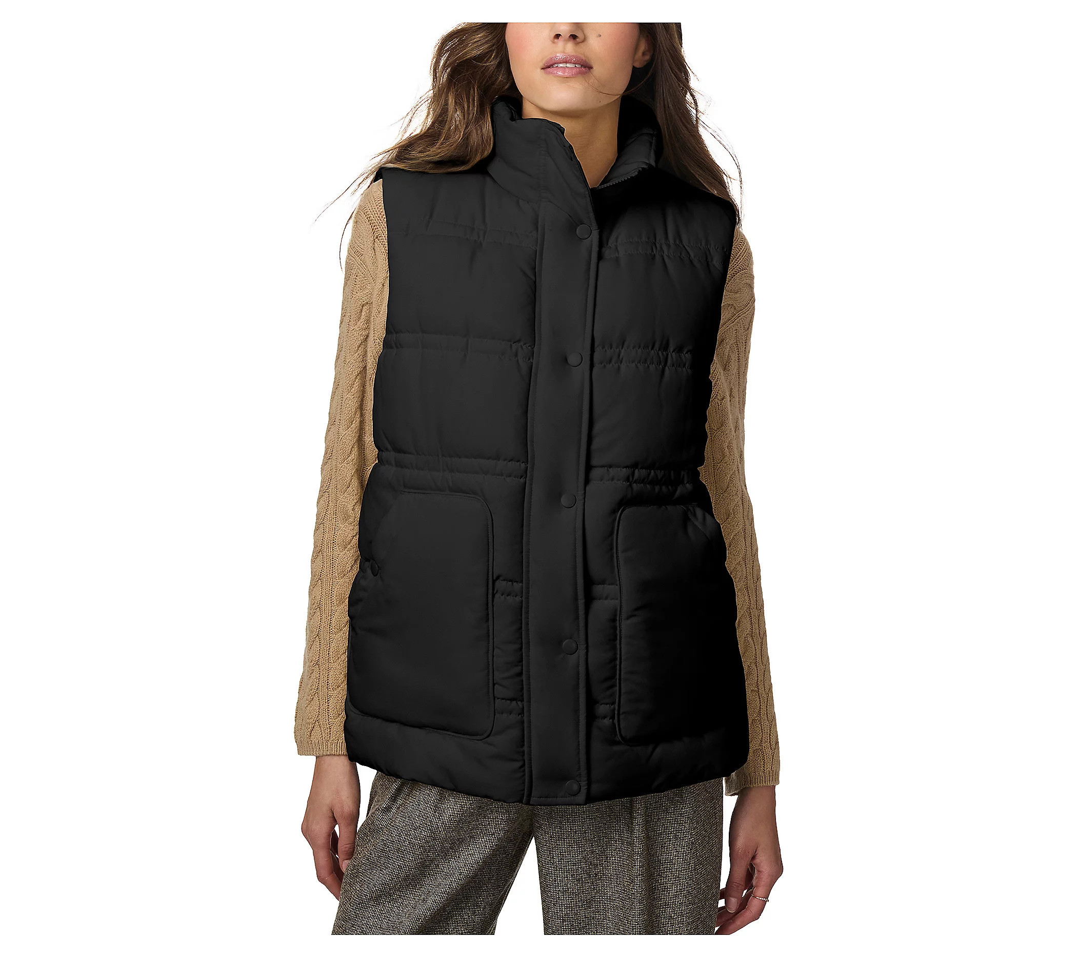 Bernardo Quilted Puffer Vest | QVC