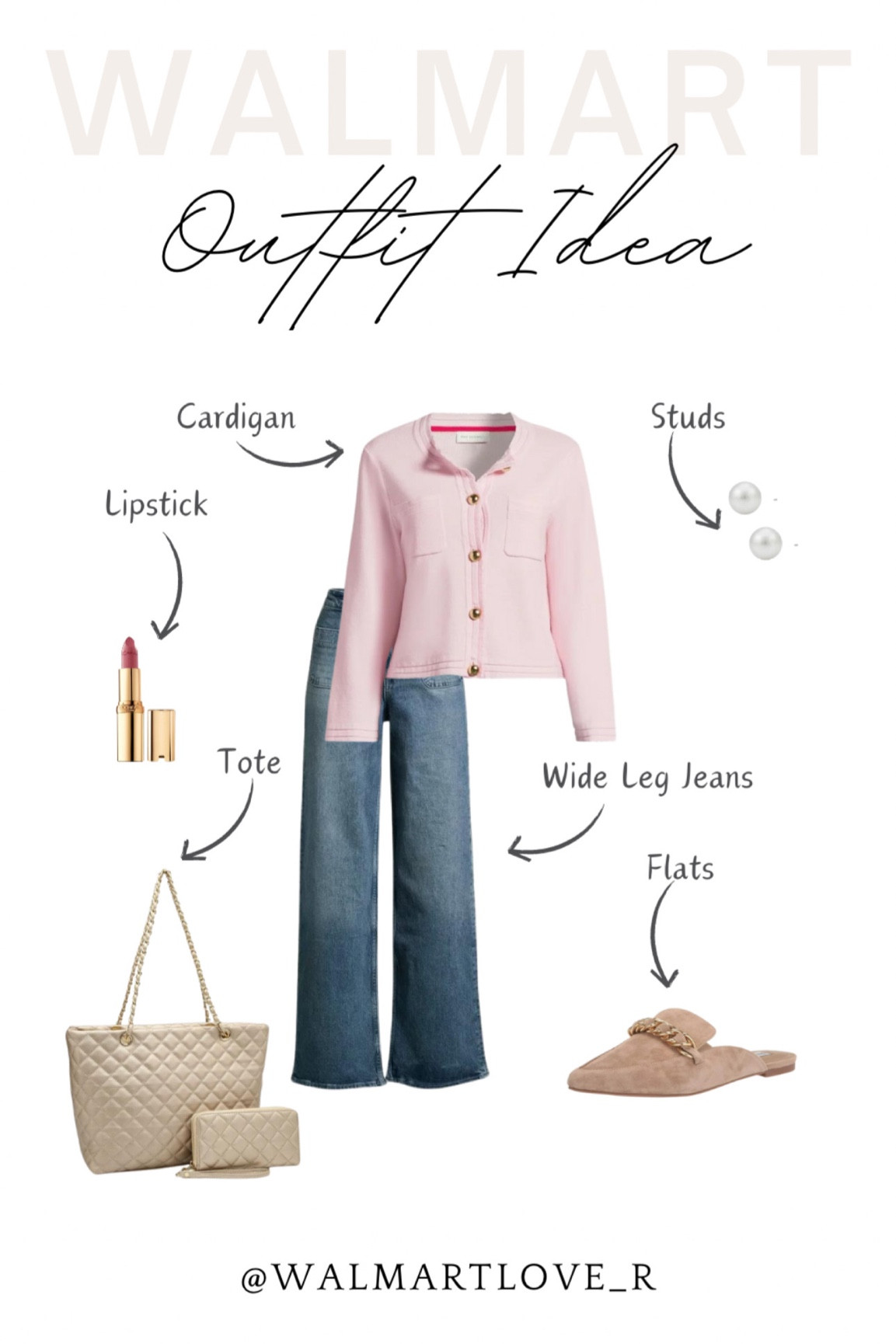 Outfit Idea from Walmart! This new pink pocket cardigan is darling and perfect for Valentine’s Day and Springtime! 

Walmart Fashion 🤍

#LTKSeasonal #LTKfindsunder50 #LTKover40