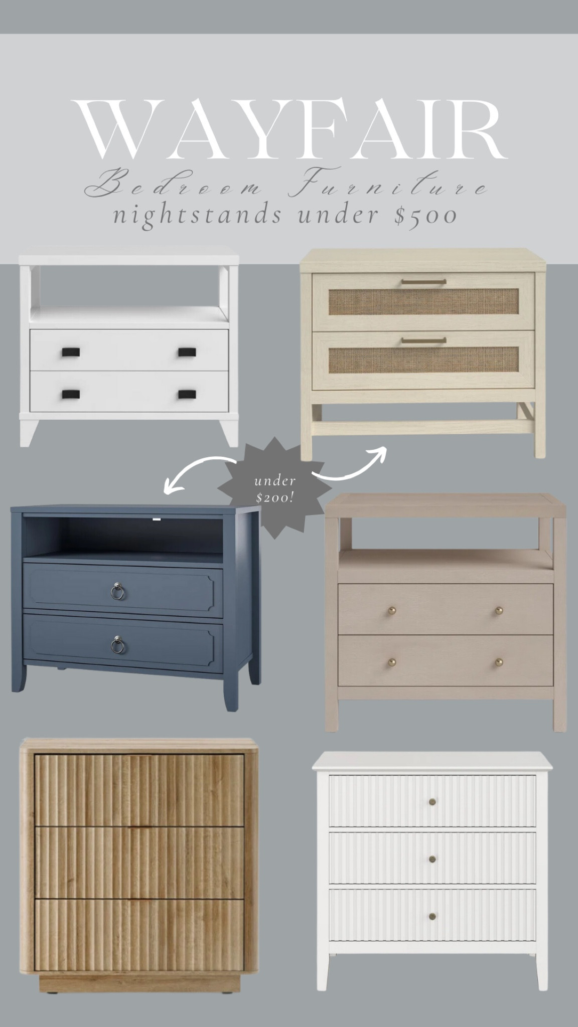 Affordable bedroom furniture, affordable nightstands nightstands under $200 nightstands on sale bedroom furniture on sale Wayfair furniture on sale

#LTKHome #LTKSaleAlert #LTKStyleTip
