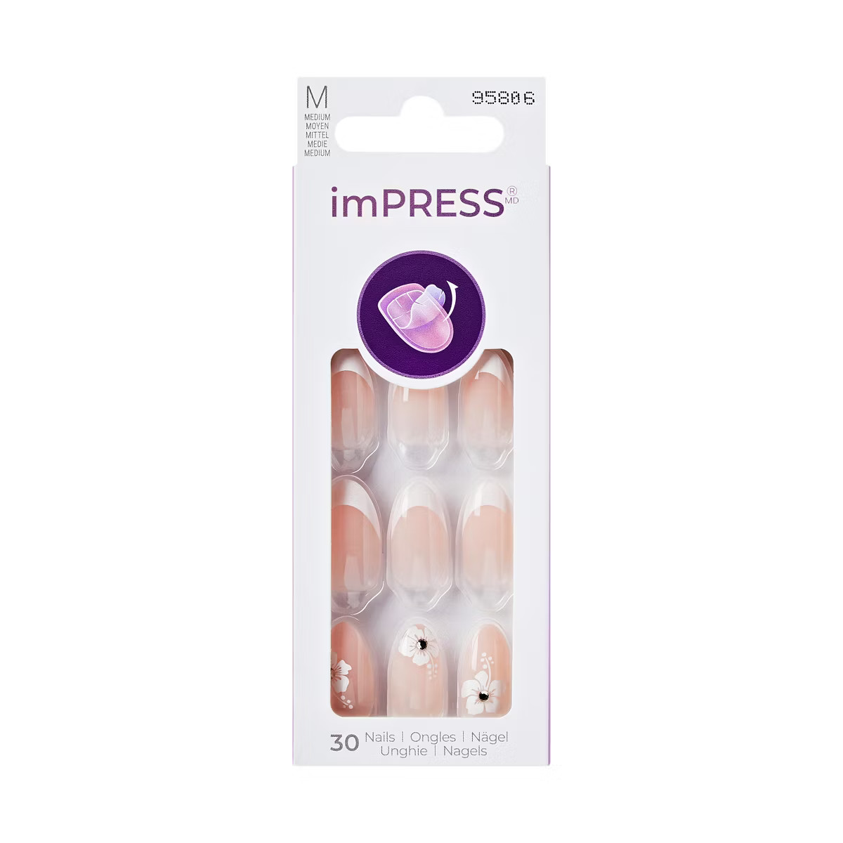 imPRESS Press-On Manicure Fake Nails - Real Smooth - 33ct | Target