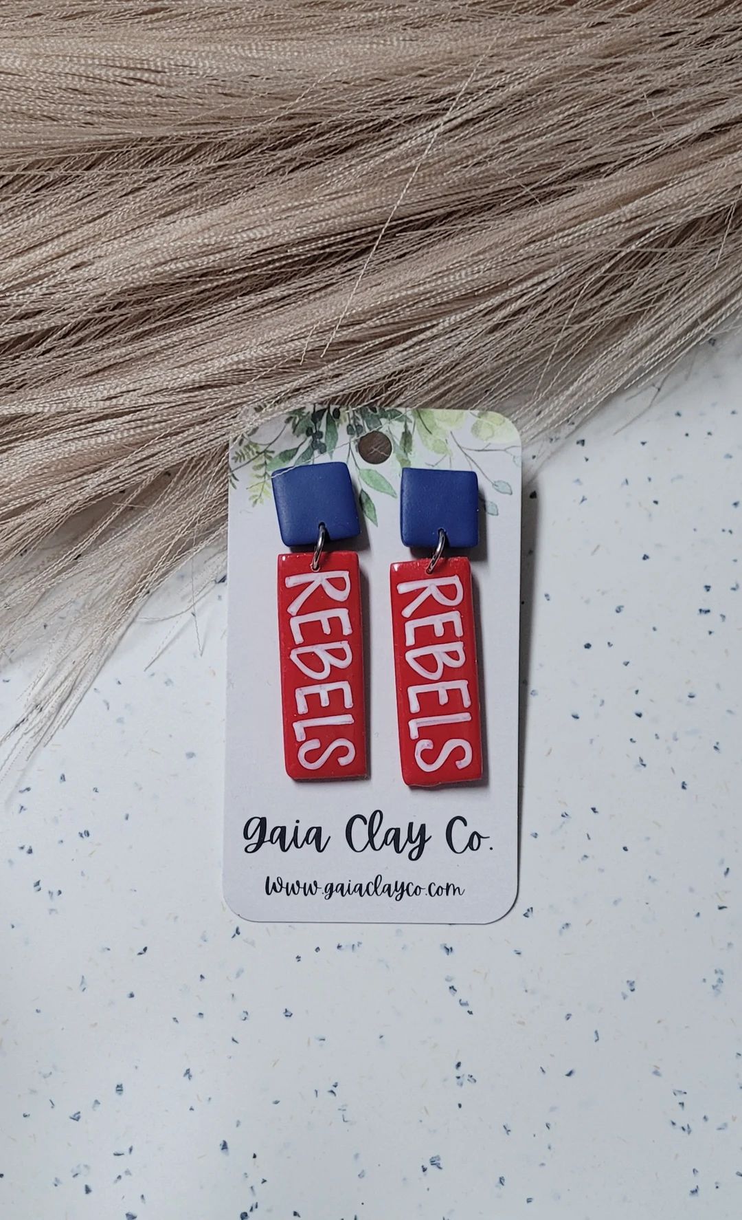 Polymer Clay Earrings  Rebels Bars  Made to Order - Etsy | Etsy (US)