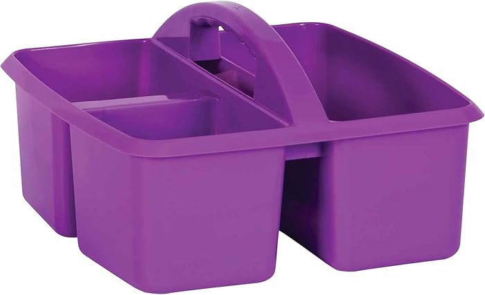 Teacher Created Resources Purple Plastic Storage Caddy | Amazon (US)