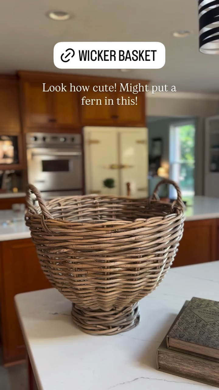 How cute is this basket?! Definitely putting a fern in here

#LTKHome