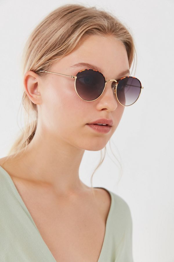 Marinelle Round Metal Sunglasses | Urban Outfitters (US and RoW)