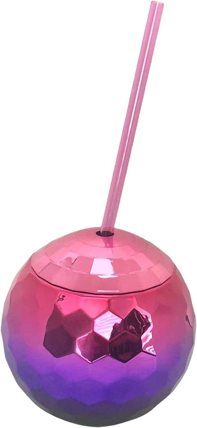 Blush True Disco Ball Drink Tumbler - Pink | Amazon (US)