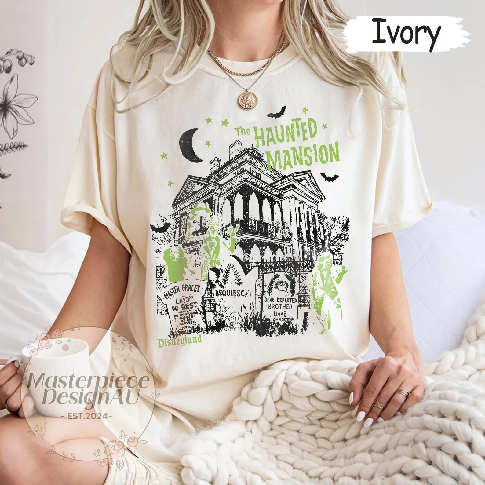 Vintage Disney The Haunted Mansion Shirt, Hitchhiking Ghosts Leota Tshirt, Disneyland Halloween,S... | Etsy (Global)