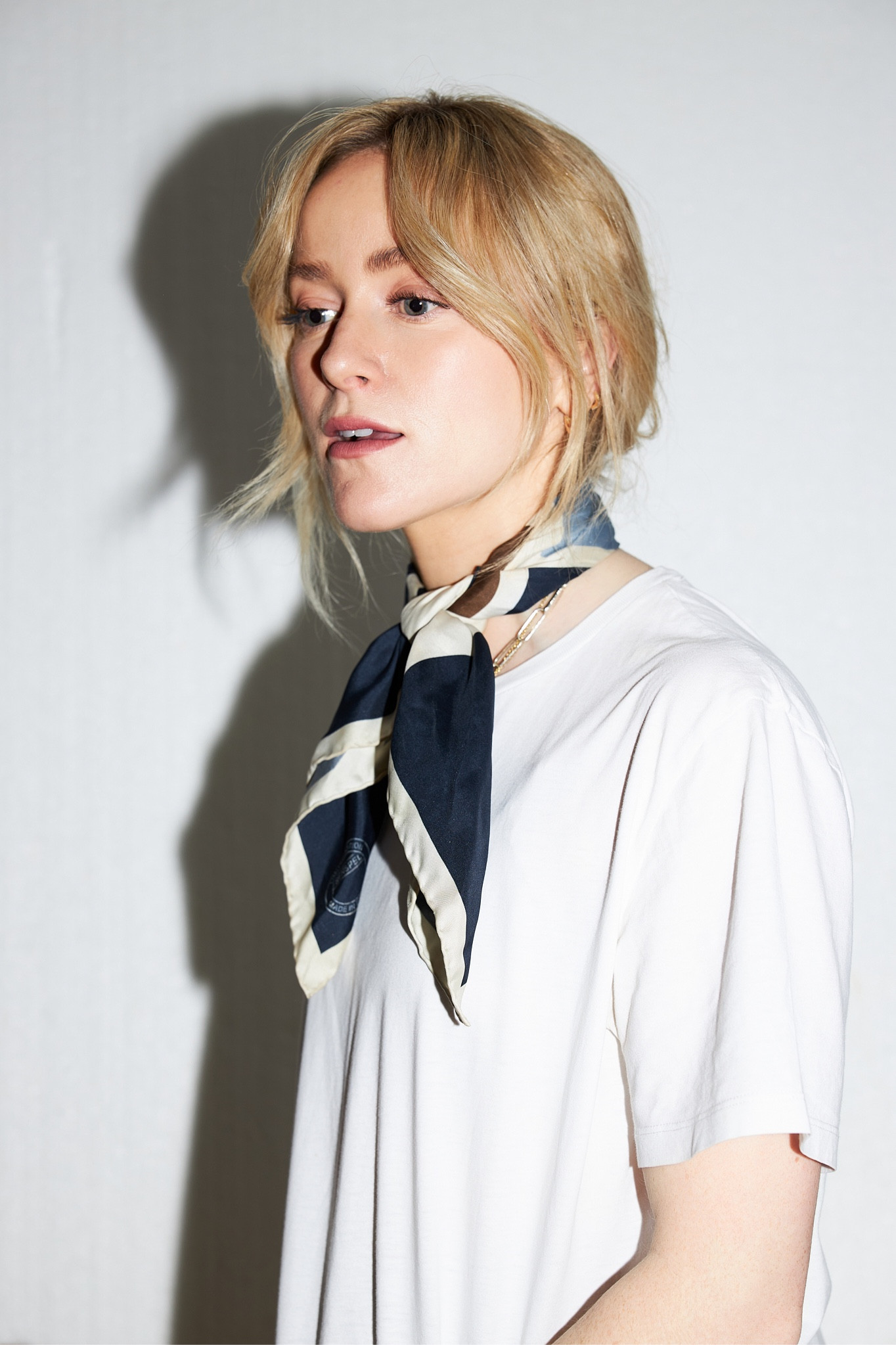 Suspel silk scarf. 
COS men’s white T. 

#LTKGiftGuide #LTKstyletip #LTKworkwear