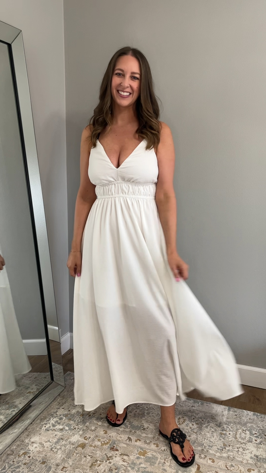 Love this new dress I got in- very Greek goddessy & perfect for warm weather!

Wearing size small 

Spring dress // spring outfit // summer dress // summer outfit // summer outfits 2026 // resort wear // resort dress // spring outfits 2026 // date night outfits // spring dresses // resort wear 2026 // vacation outfits beach // spring break outfits // Easter dress women // tropical vacation // vacation outfits // beach outfit // swim look // swim outfits // beach outfits // tropical vacation // cruise outfit // cruise dress // swim coverup // baby shower dress // baby shower outfit // wedding shower dress // wedding shower outfit // bridal shower outfit // bridal shower dress // work outfit // office outfit // event dress // summer dresses // white dress // honeymoon outfit // honeymoon dress 

#LTKootd #LTKTravel #LTKSeasonal