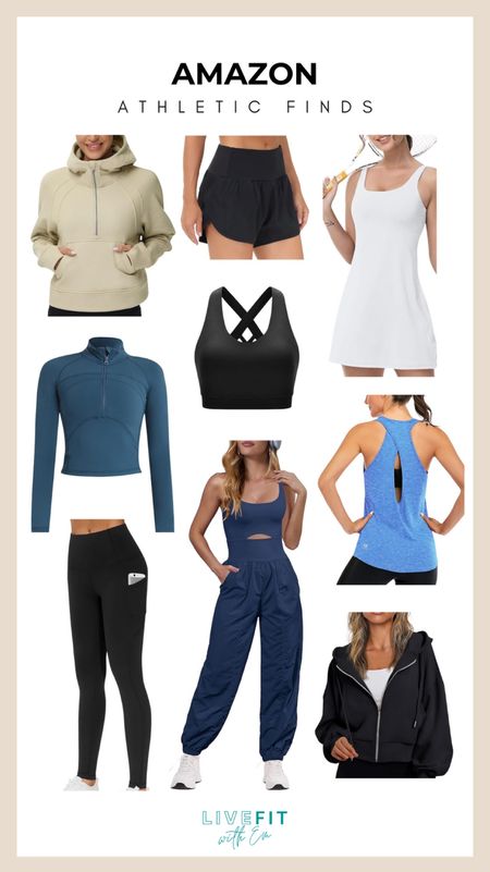 🏋️‍♀️ Fresh athletic gear alert! Just snagged these amazing finds on Amazon to spice up my workout wardrobe. Whether it's cozy hoodies, breathable tops, or supportive sports bras, they've got it all. 🚀 Ready to hit the gym in style! #AmazonFinds #WorkoutFashion

#LTKFindsUnder50 #LTKFitness #LTKActive