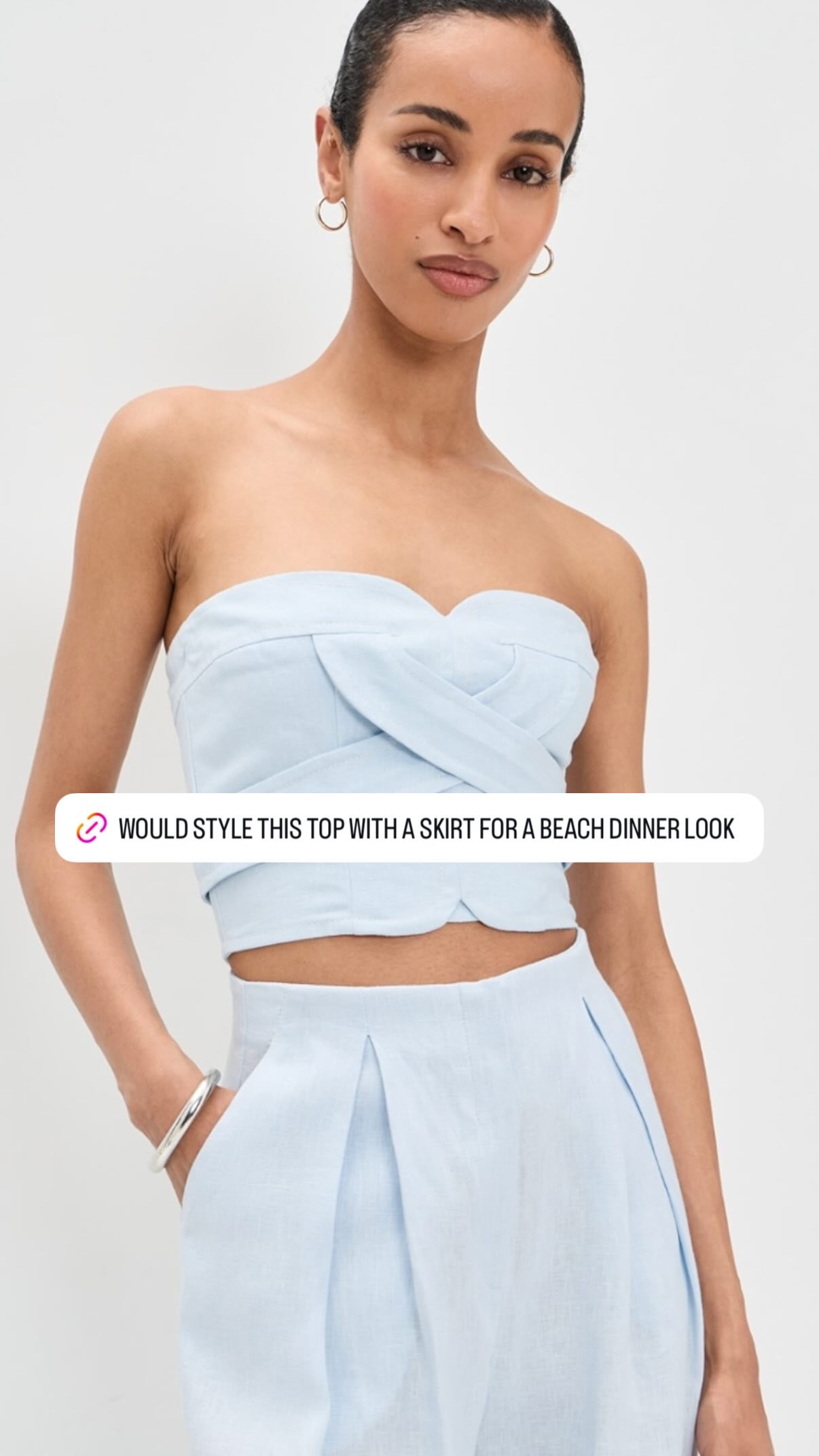 Would style this top with a skirt for a chic beach dinner look. Sharing a roundup of resort favorites that I'm loving. Perfect for your next beach vacation. From sandals, dresses, hats, sunglasses, swimsuits, and more! 

 #LTKootd #LTKSwim #LTKTravel