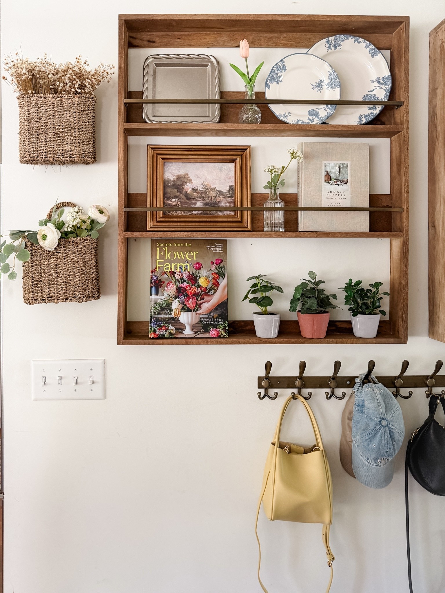 Summer kitchen wall decor. You finally sold these display shelves out so I linked as many similar options I could find!

#LTKSeasonal #LTKHome