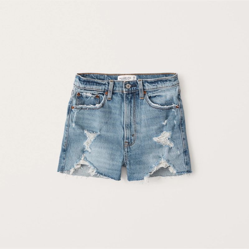 High Rise Mom Shorts | Abercrombie & Fitch (US)