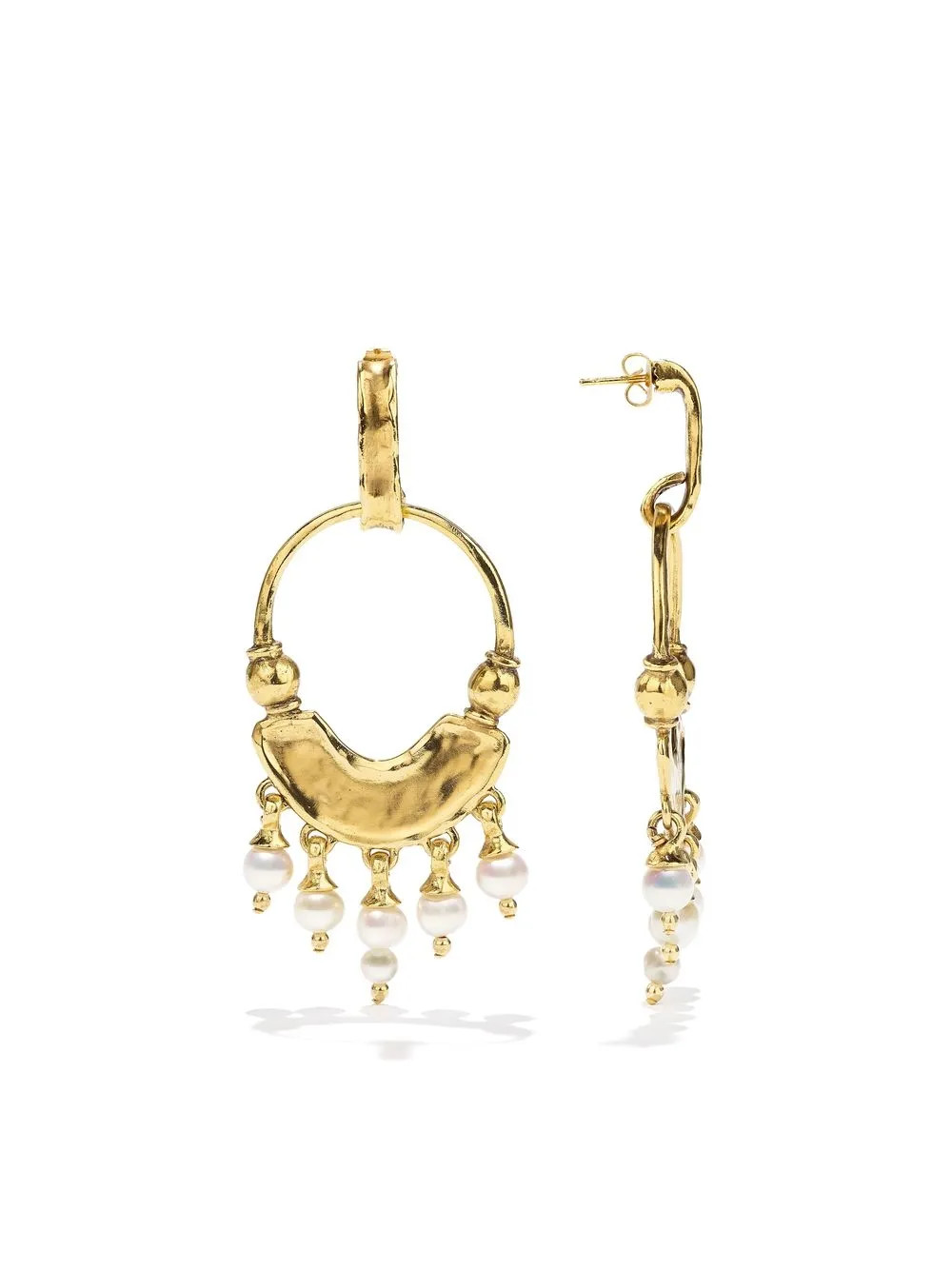 Goossens pearl-detail Pendant Earrings | Gold | FARFETCH | Farfetch Global