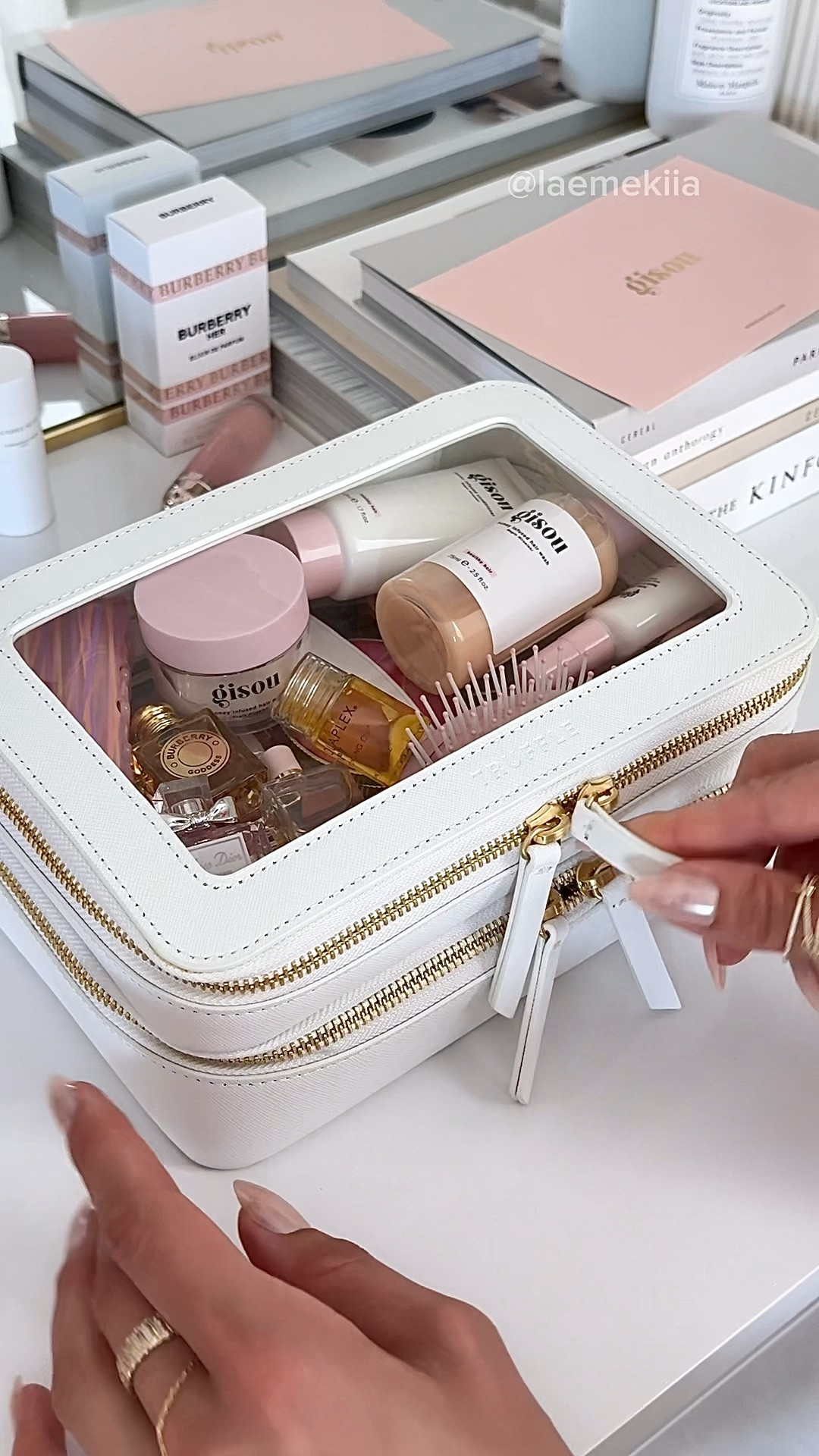 the prettiest makeup bag 🤍

#LTKBeauty #LTKWedding #LTKTravel