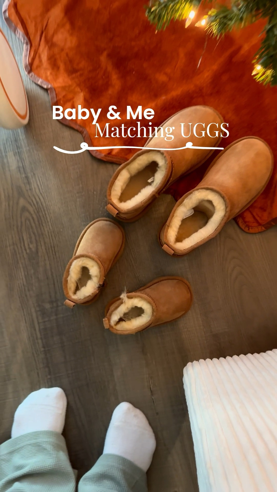 matching uggs with my one year old is goals 🥹🤍 

#LTKBaby #LTKmomlife #LTKootd