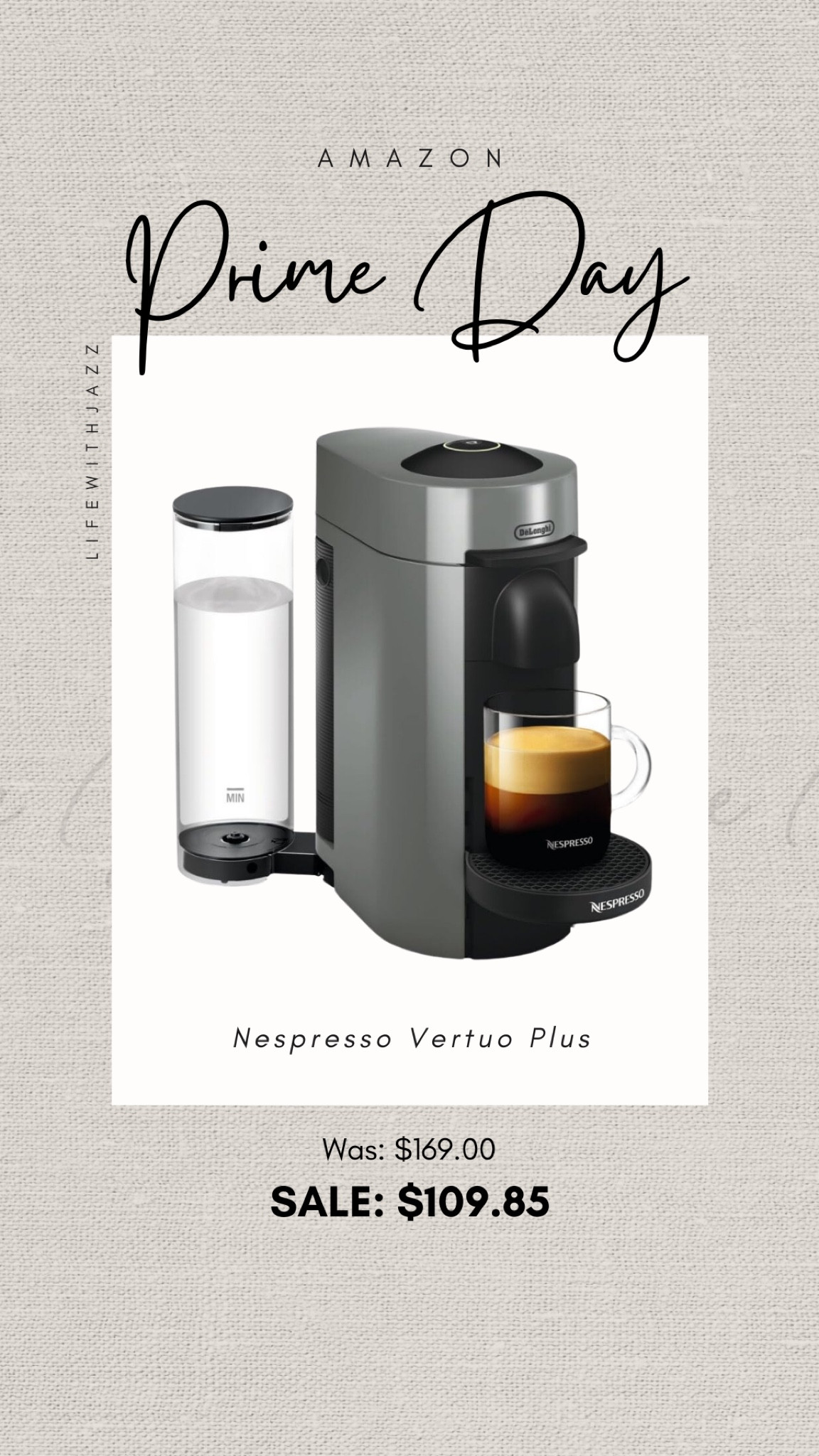 Early prime day deal: nespresso vertuo plus 

Amazon / prime day / home essentials / coffee machine / espresso 

#LTKxPrimeDay