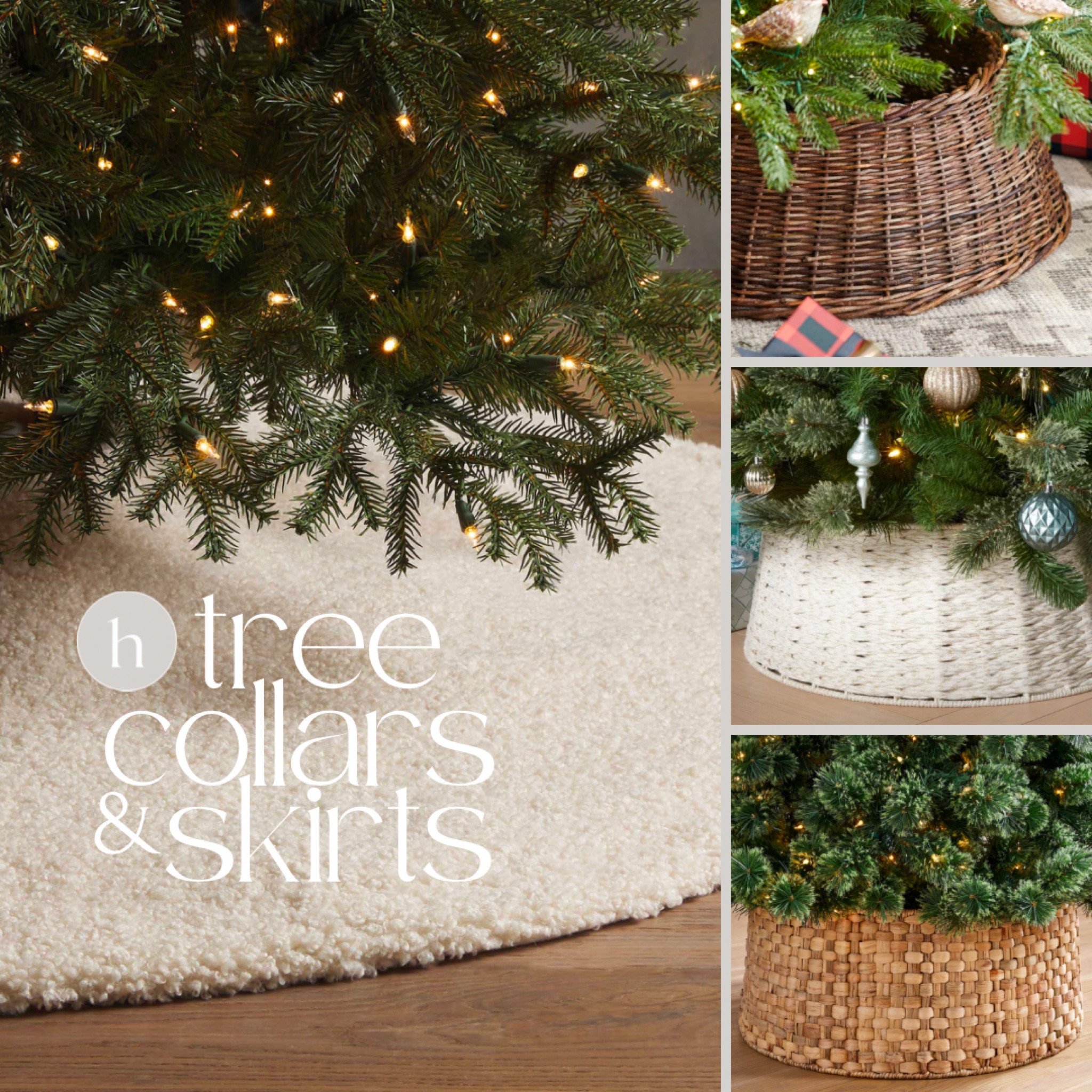 tree collars & tree skirts! 
i’m loving the look of a white fluffy skirt or a dark brown wicker collar! 🌲

christmas decor, christmas tree skirt, christmas tree collar 


#LTKHoliday #LTKSeasonal #LTKhome