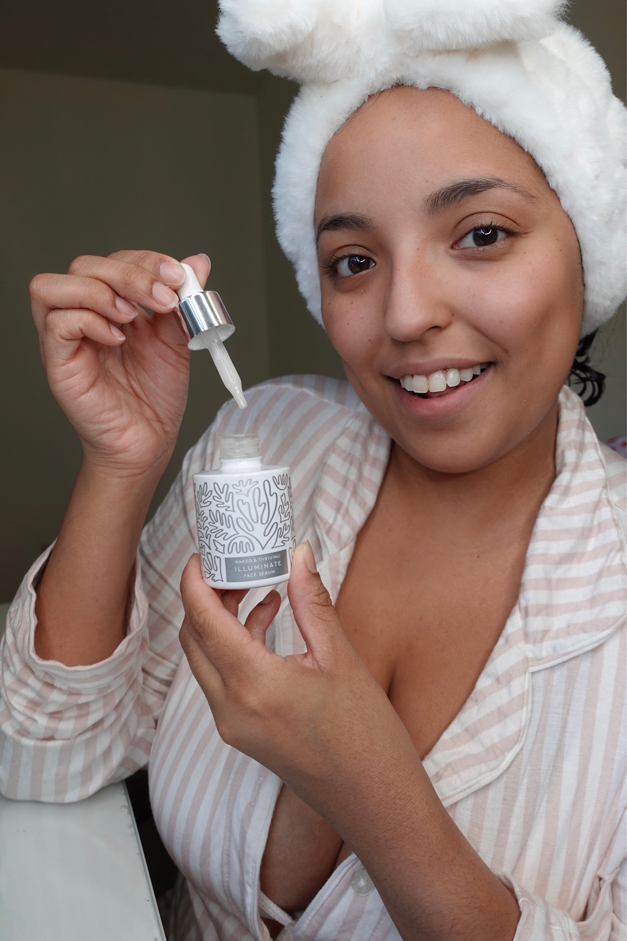 face products: naked and thriving illuminate 
headband is from Ulta but the website is down, I can link it later if anyone is interested!!

skincare dark spots mixed girl midsize 

#LTKunder50 #LTKmidsize #LTKSale