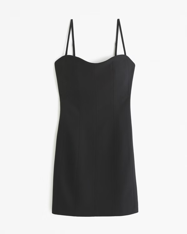 Corset Clasp-Back Mini Dress | Abercrombie & Fitch (US)
