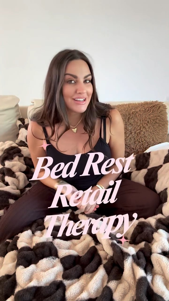 Bed rest, but incorporate therapy (retail) 🤎📦 
Unboxing some of my favorite baby gear from @calpak and officially getting way too excited for baby girl to get here…
21 weeks preggo this week 🥹

#BabyGear #BabyMustHaves #HighRiskPregnancy #BedRest #BabyPrep

#LTKBaby #LTKKids #LTKmomlife