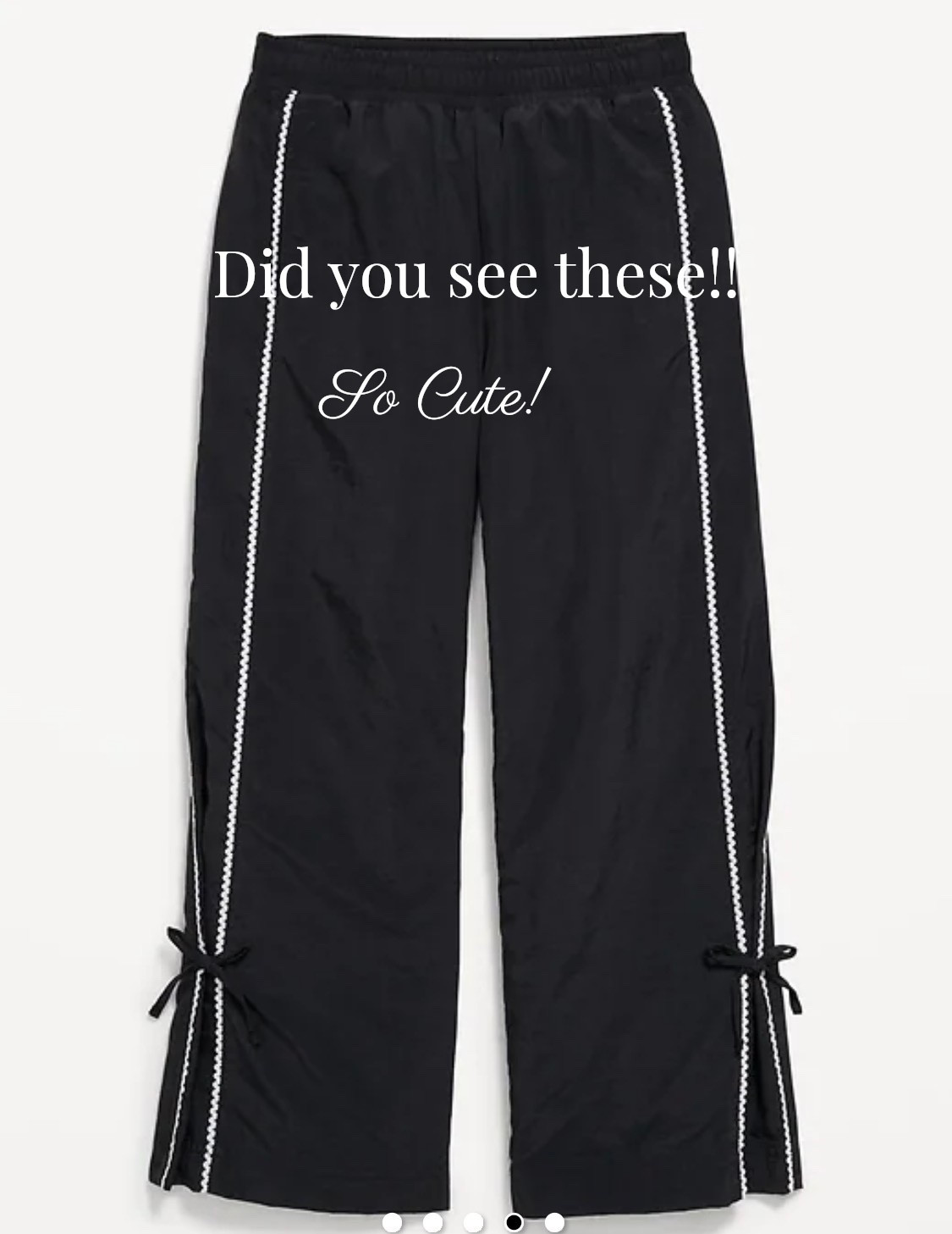 Did you see these pants from old navy!! These are too cute !! With the white lace and bow on the side! And they are on sale!

#LTKgiftguide #LTKcanada #LTKsale