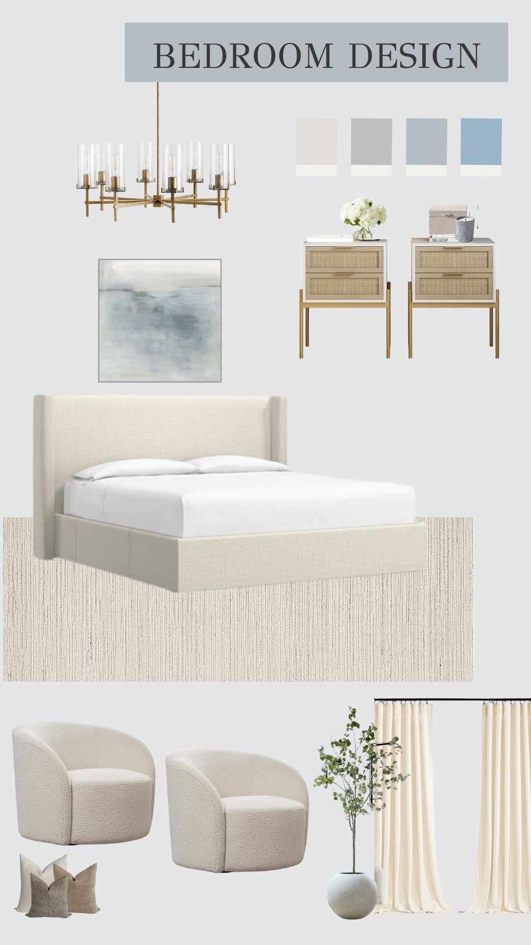 COSTAL BEDROOM DESIGN 

#LTKHome