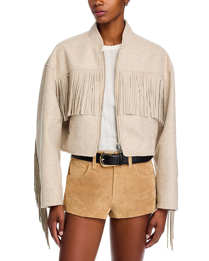 Blanknyc Fringe Crop Jacket | Bloomingdale's (US)