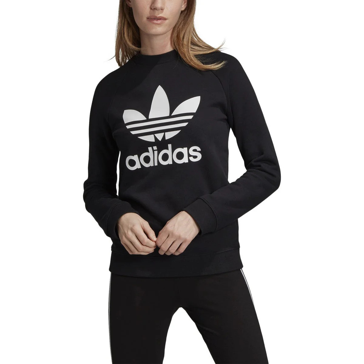 adidas Women's Originals Trefoil Crewneck Sweatshirt | Zulily