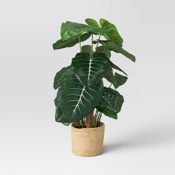 Artificial Dasheen Leaf in Basket - Threshold™ | Target